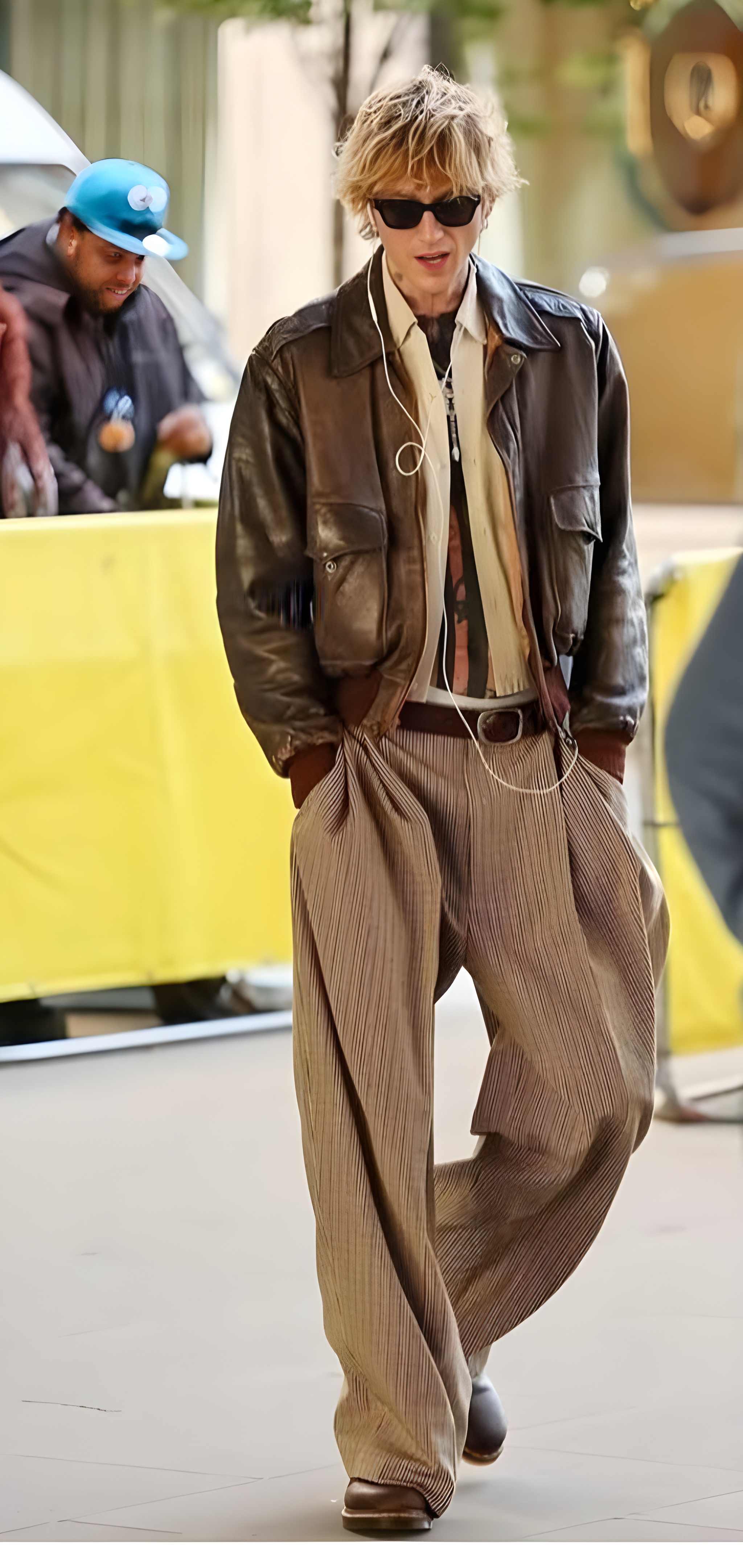 Pleated Wide Leg Pants